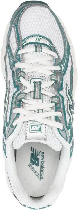 New Balance Wit Teal Groen Panel Sneakers Multicolor Dames