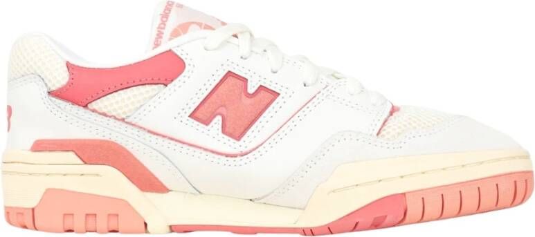 New Balance Witte en roze damessneakers jaren 90 stijl Multicolor Dames