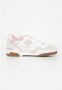 New Balance Witte en roze lage sneakers Beige Dames - Thumbnail 4