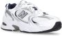 New Balance Witte Leren Sneakers met Abzorb Demping White Heren - Thumbnail 3