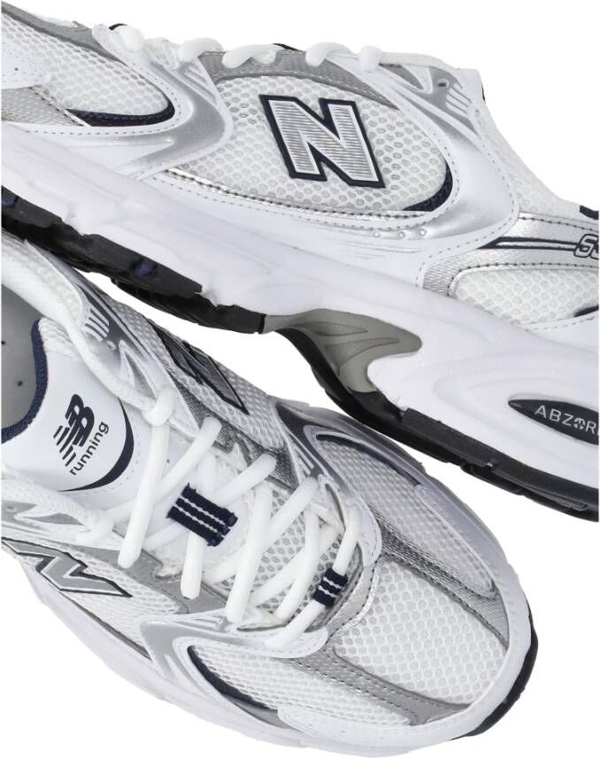 New Balance Witte Leren Sneakers met Abzorb Demping White Heren