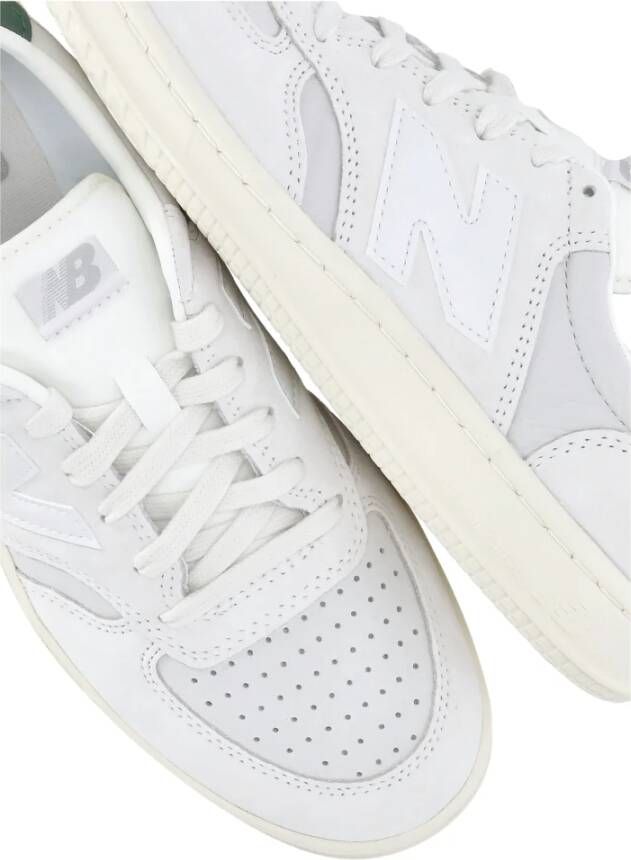 New Balance Witte Leren Sneakers met Geperforeerde Details White Heren