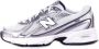 New Balance Witte Leren Sneakers Met Geperforeerde Details White Heren - Thumbnail 3