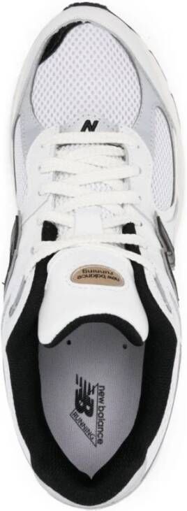 New Balance Witte Leren Sneakers met Reflecterende Details White Heren