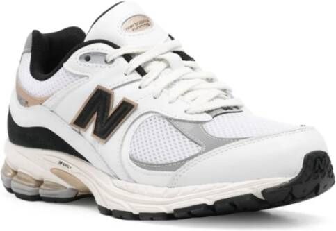 New Balance Witte Leren Sneakers met Reflecterende Details White Heren