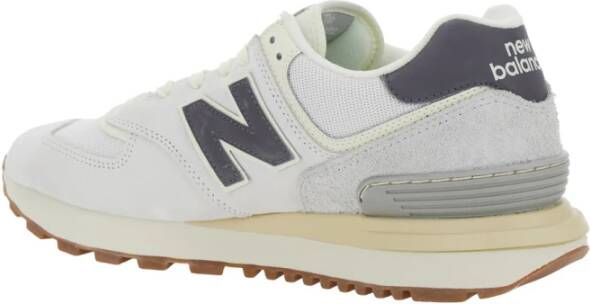 New Balance Witte Lifestyle Sneakers Unisex White Heren