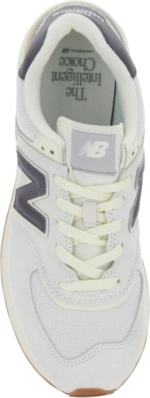 New Balance Witte Lifestyle Sneakers Unisex White Heren