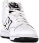 New Balance Logo Sneakers met Rubberen Zool en Leren Bovenwerk White Unisex - Thumbnail 9