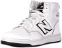 New Balance Logo Sneakers met Rubberen Zool en Leren Bovenwerk White Unisex - Thumbnail 10