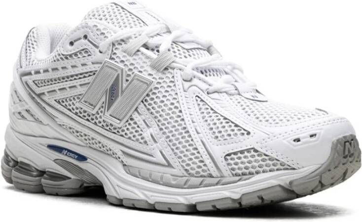 New Balance Witte Mesh Sneakers Veters Logo White Heren