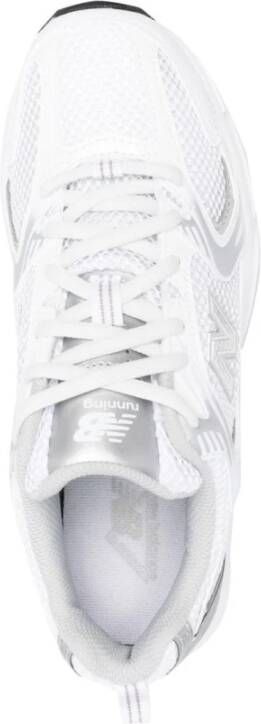 New Balance Witte Sneakers Mesh Design White Dames