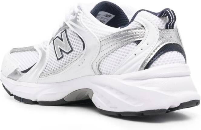 New Balance Witte Sneakers met Blauwe Details White Heren