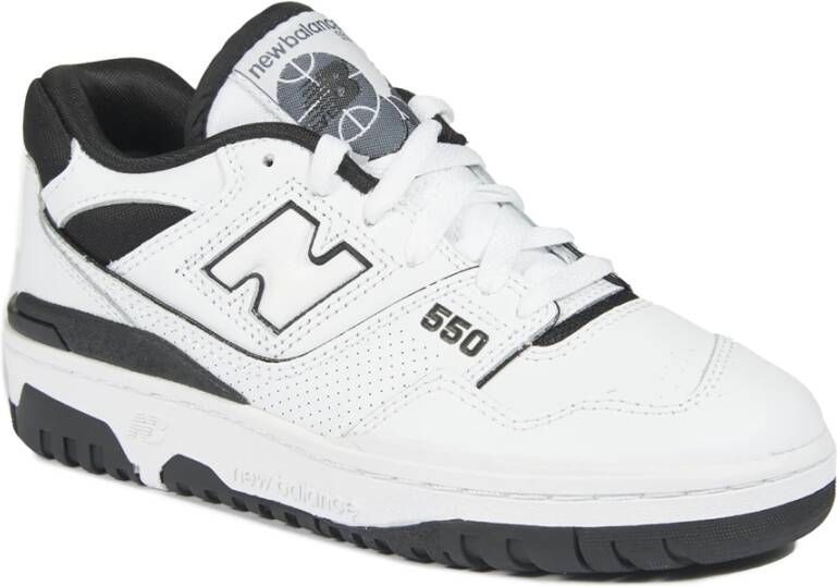 New Balance Witte Sneakers met Leren Logo White Heren