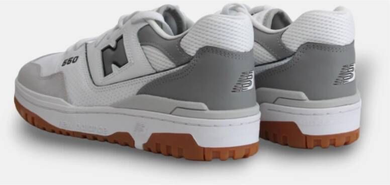 New Balance Witte Suède Sneakers met Merklogo Multicolor Heren