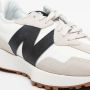 New Balance Retro Stijl Ivoor Sneakers Beige Dames - Thumbnail 14