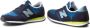 New Balance Retro Stijl Sneakers Blauw Dames - Thumbnail 2