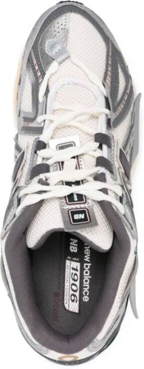 New Balance Zilveren Sneakers Mesh Design Panel Logo Gray Dames