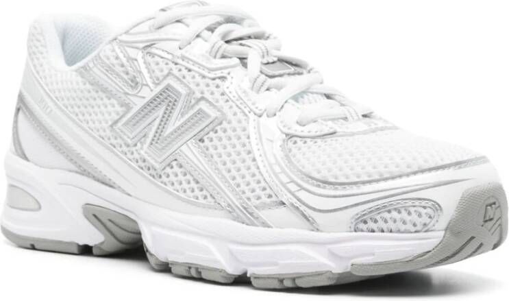 New Balance Zilveren Sneakers met Mesh Panelen Gray Dames