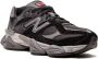 New Balance Zwarte Leren Sneakers Dikke Zool Black Dames - Thumbnail 3