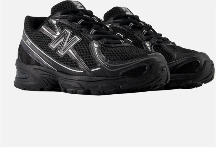 New Balance Zwarte Mesh Lage Reflecterende Sneakers Black Heren