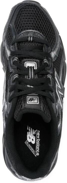 New Balance Zwarte Mesh Panel Sneakers Black Dames