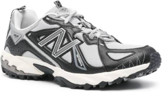 New Balance Zwarte Mesh Sneakers Reflecterende Details Black Heren