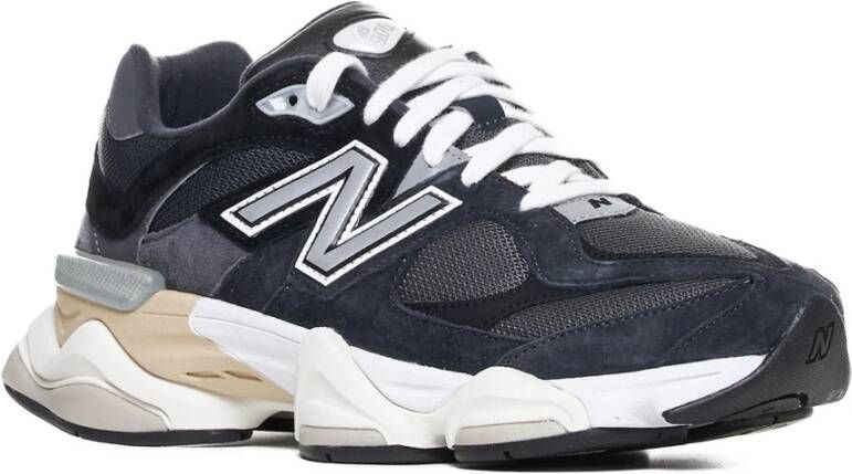 New Balance Zwarte Sneakers 9060 Amandel Teen Black Heren