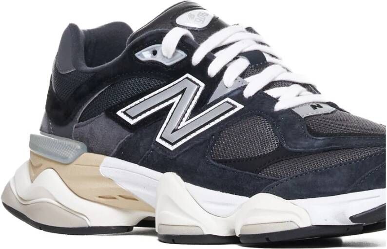 New Balance Zwarte Sneakers 9060 Amandel Teen Black Heren