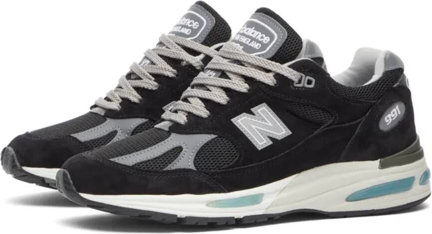 New Balance Zwarte Sneakers Gemaakt in Engeland Black Heren