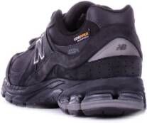 New Balance Zwarte Sneakers Leer Rubber Stof Black Heren