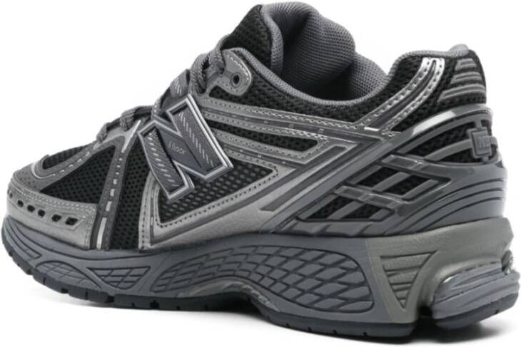 New Balance Zwarte Sneakers met Paneeldesign Black Dames