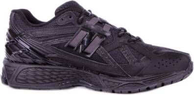 New Balance Zwarte Sneakers met Suède Details Black Dames