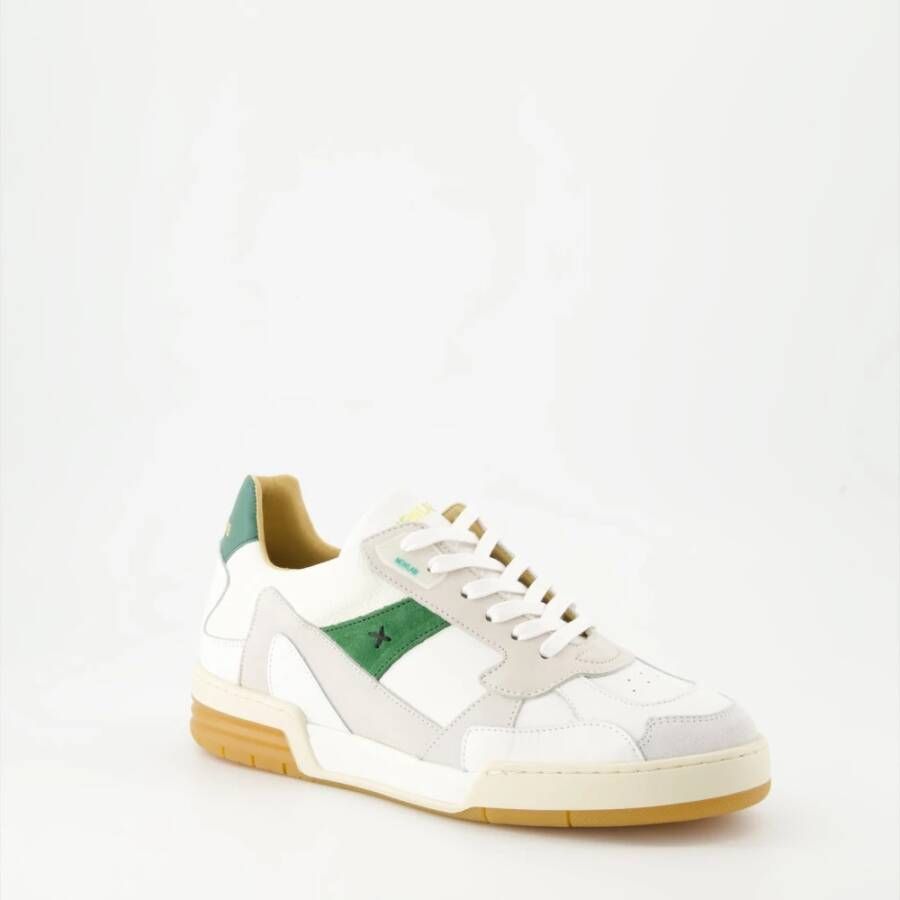 Newlab Leren en Nubuck Sneakers Lente-Zomer 2024 Multicolor Heren