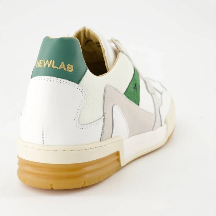 Newlab Leren en Nubuck Sneakers Lente-Zomer 2024 Multicolor Heren