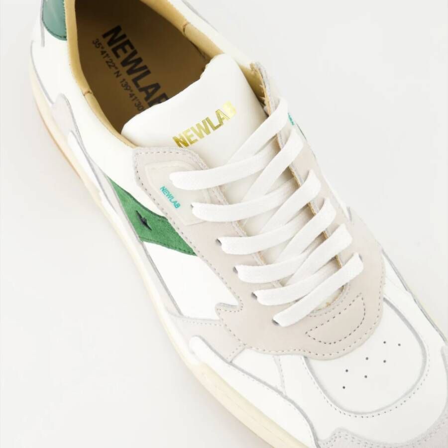 Newlab Leren en Nubuck Sneakers Lente-Zomer 2024 Multicolor Heren