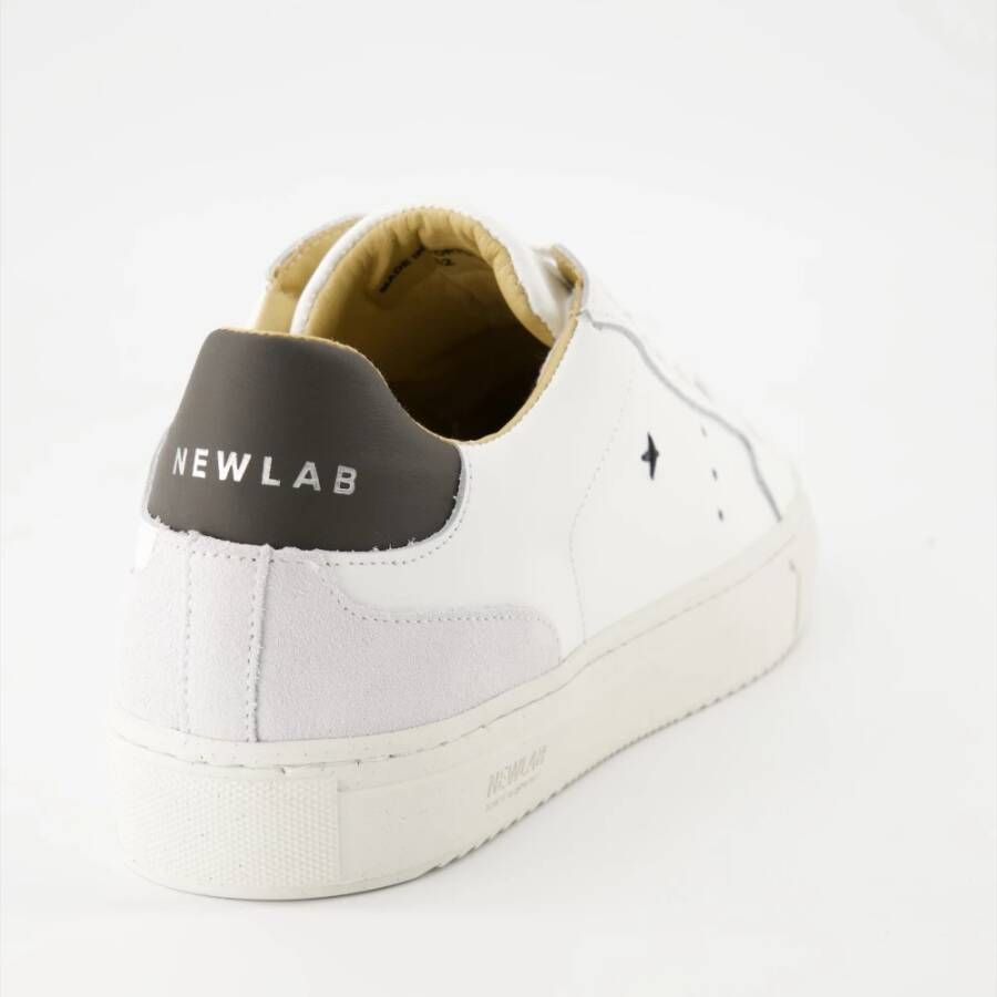 Newlab Witte Leren Manden Lente-Zomer 2024 White Heren