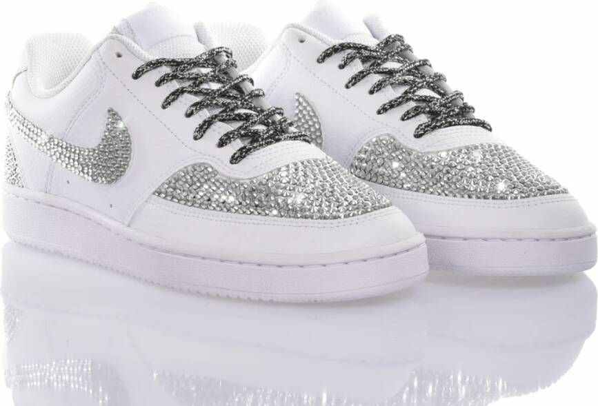 Nike Zilver Witte Sneakers Dames Schoenen Gray Dames