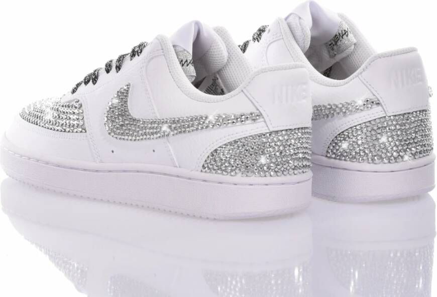 Nike Zilver Witte Sneakers Dames Schoenen Gray Dames