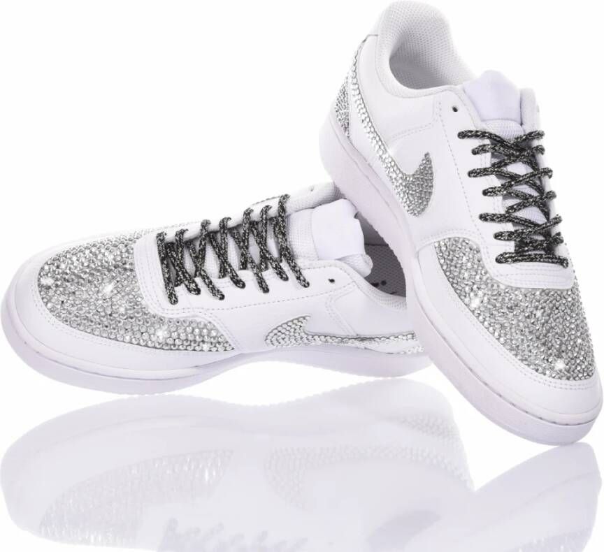 Nike Zilver Witte Sneakers Dames Schoenen Gray Dames