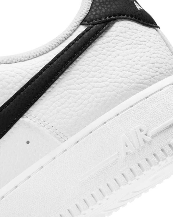 Nike Air Force 1 Laag Wit Zwart White Heren