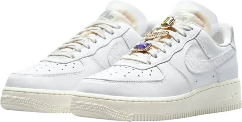 Nike Air Force 1 Low Bling Sneakers White Dames