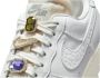 Nike Klassieke witte lage sneakers met gouden juwelen Wit Unisex - Thumbnail 7