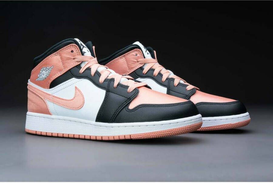 Nike Air Jordan 1 Mid Madder Root (Gs) Sneakers Roze Dames