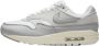 Nike Air Max 1'87 Pure Platinum Wit Sail Light Smoke Grey - Thumbnail 4