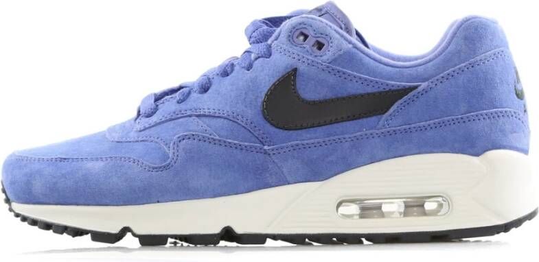 Nike Air Max 90 1 Lage Paarse Schoenen Blue Heren