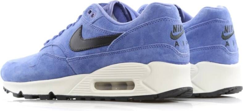 Nike Air Max 90 1 Lage Paarse Schoenen Blue Heren