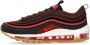 Nike Air Max 97 Lage Sneaker Zwart Rood Wit Red Heren - Thumbnail 2