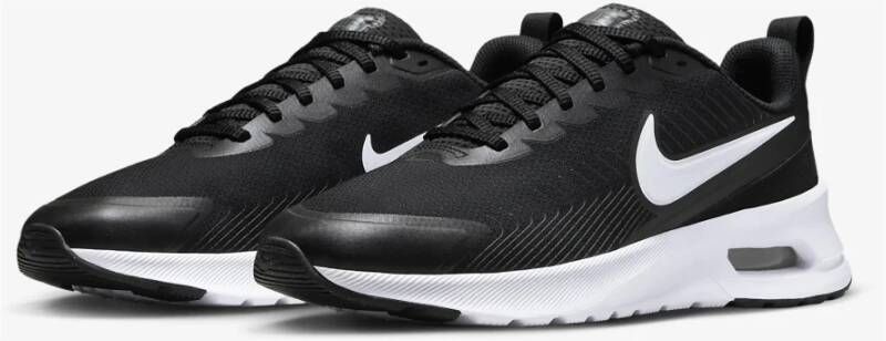 Nike Air Max Nuaxis Sneakers Zwart Wit Black Heren