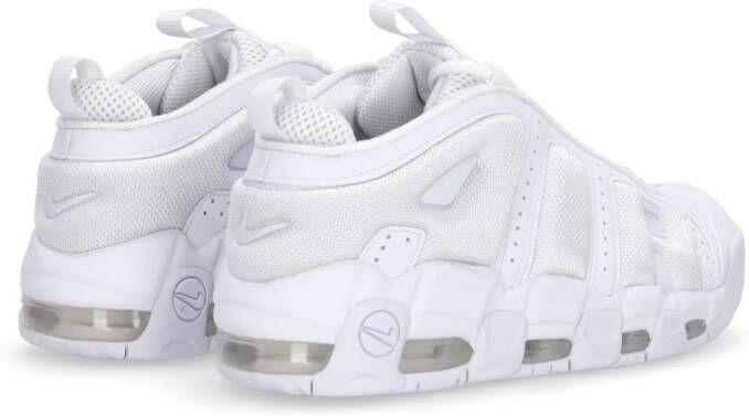 Nike Air More Uptempo Low Witte Sneakers White Heren