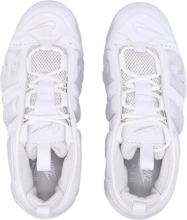 Nike Air More Uptempo Low Witte Sneakers White Heren